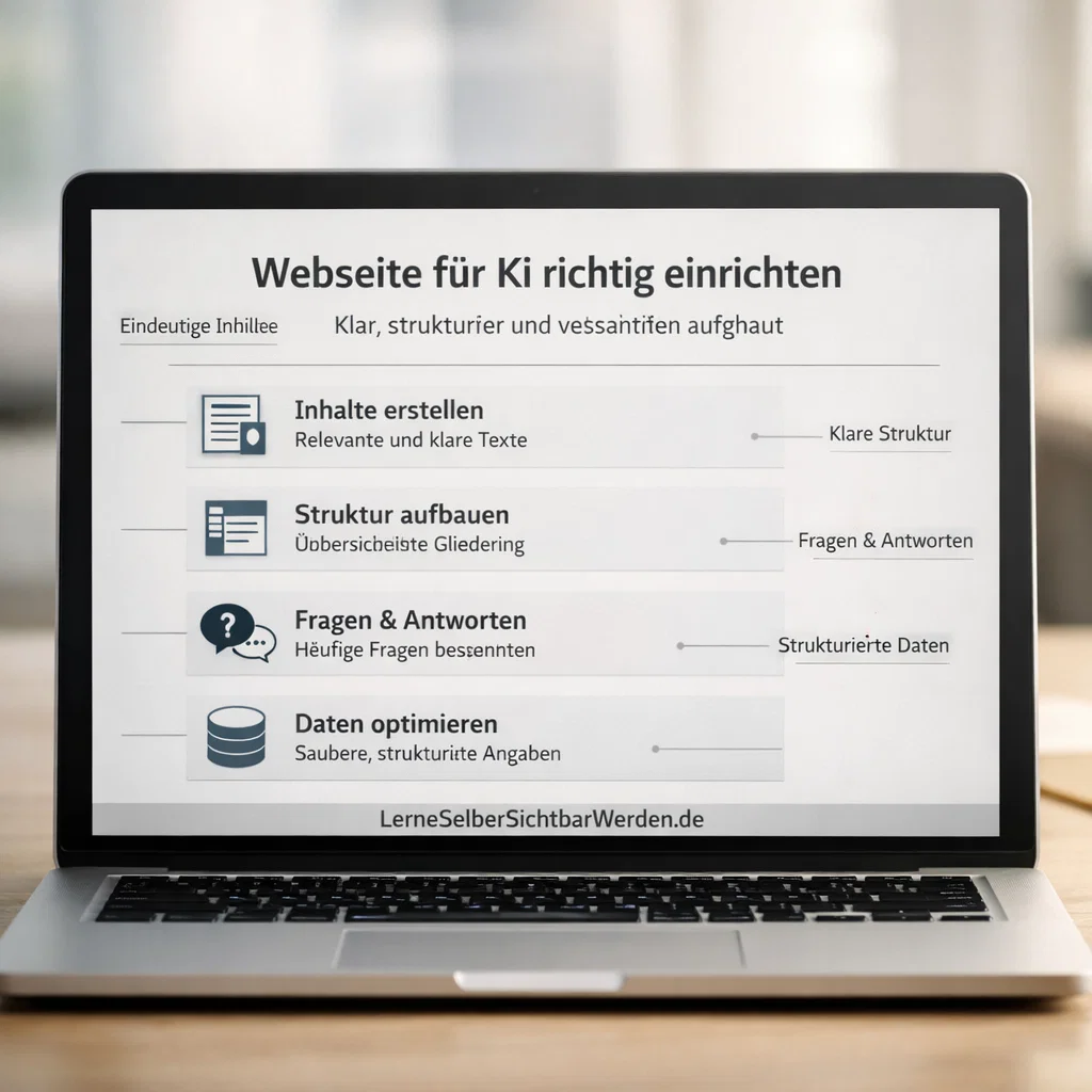 Webseite für KI richtig einrichten